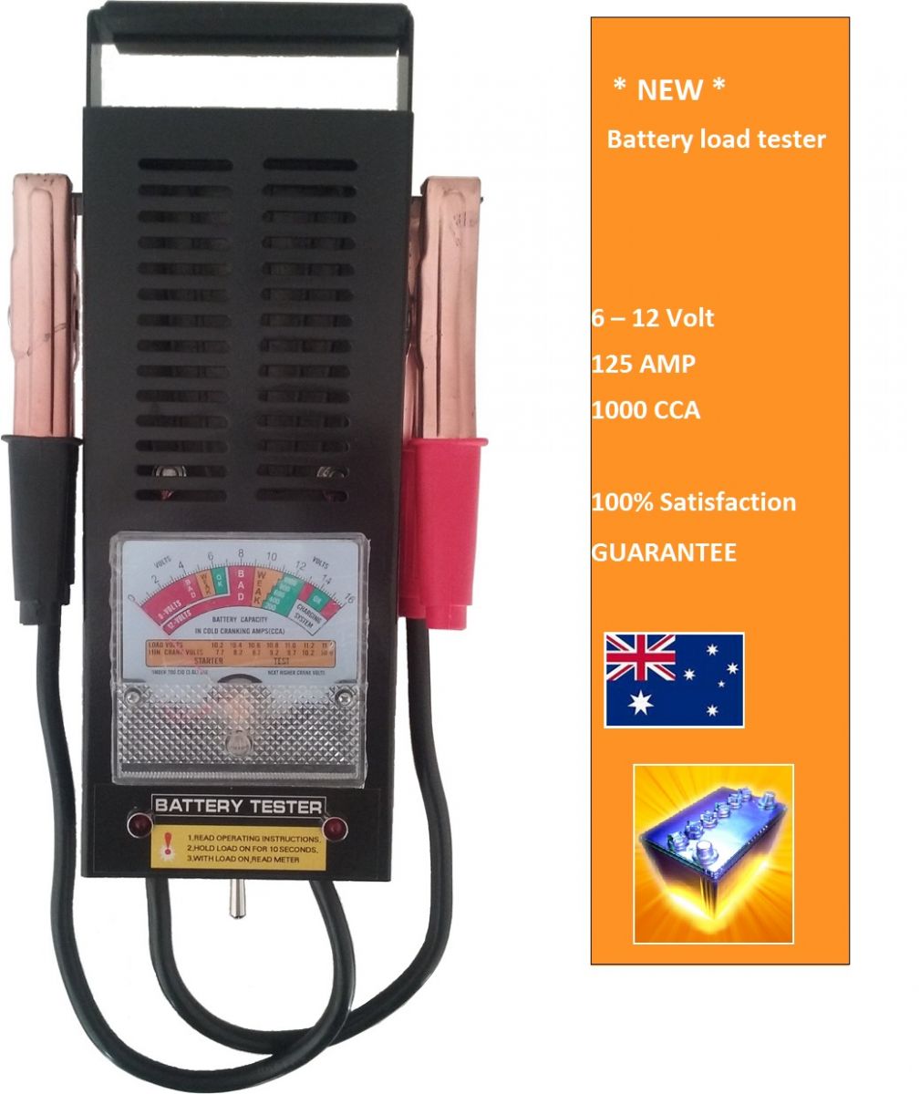 Battery Load Tester 125 AMP High Performance Battery Tester